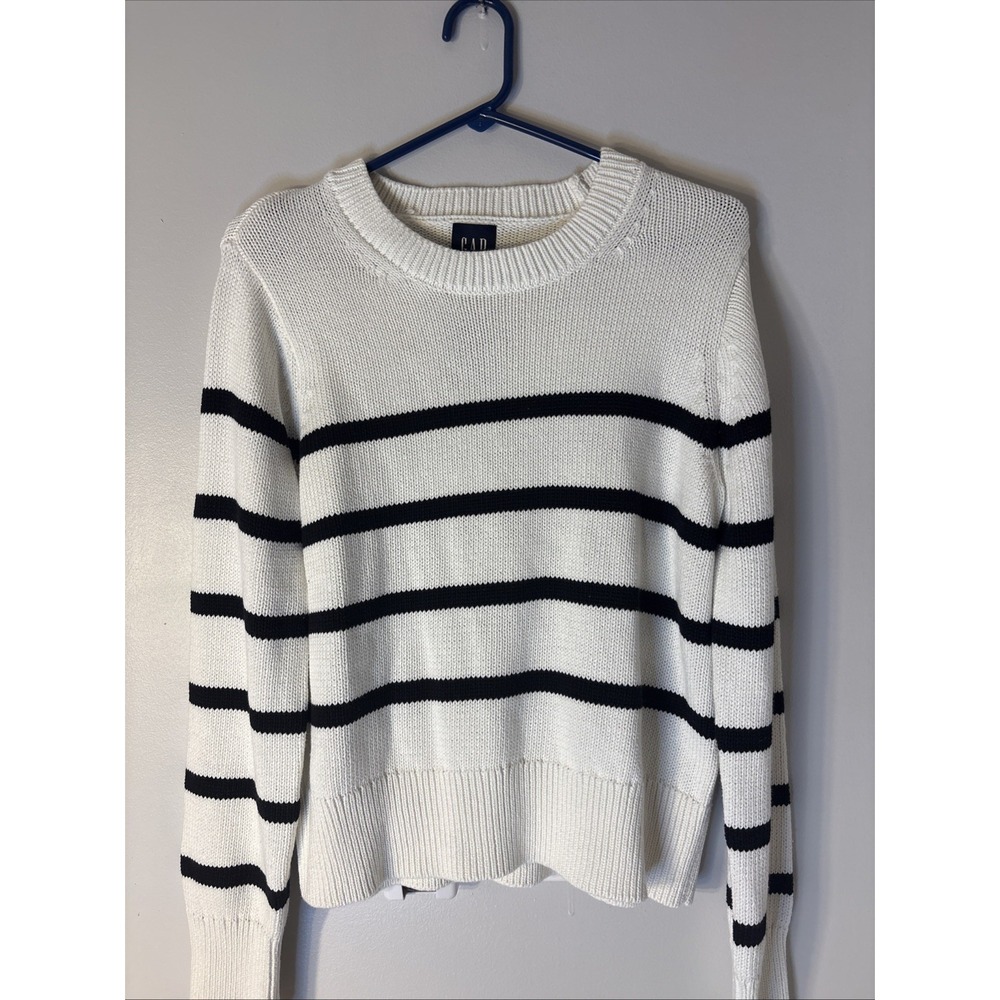 GAP Sweater Women's Size‎ XS Blue Crewneck Long Sleeve Cotton Knit NWT